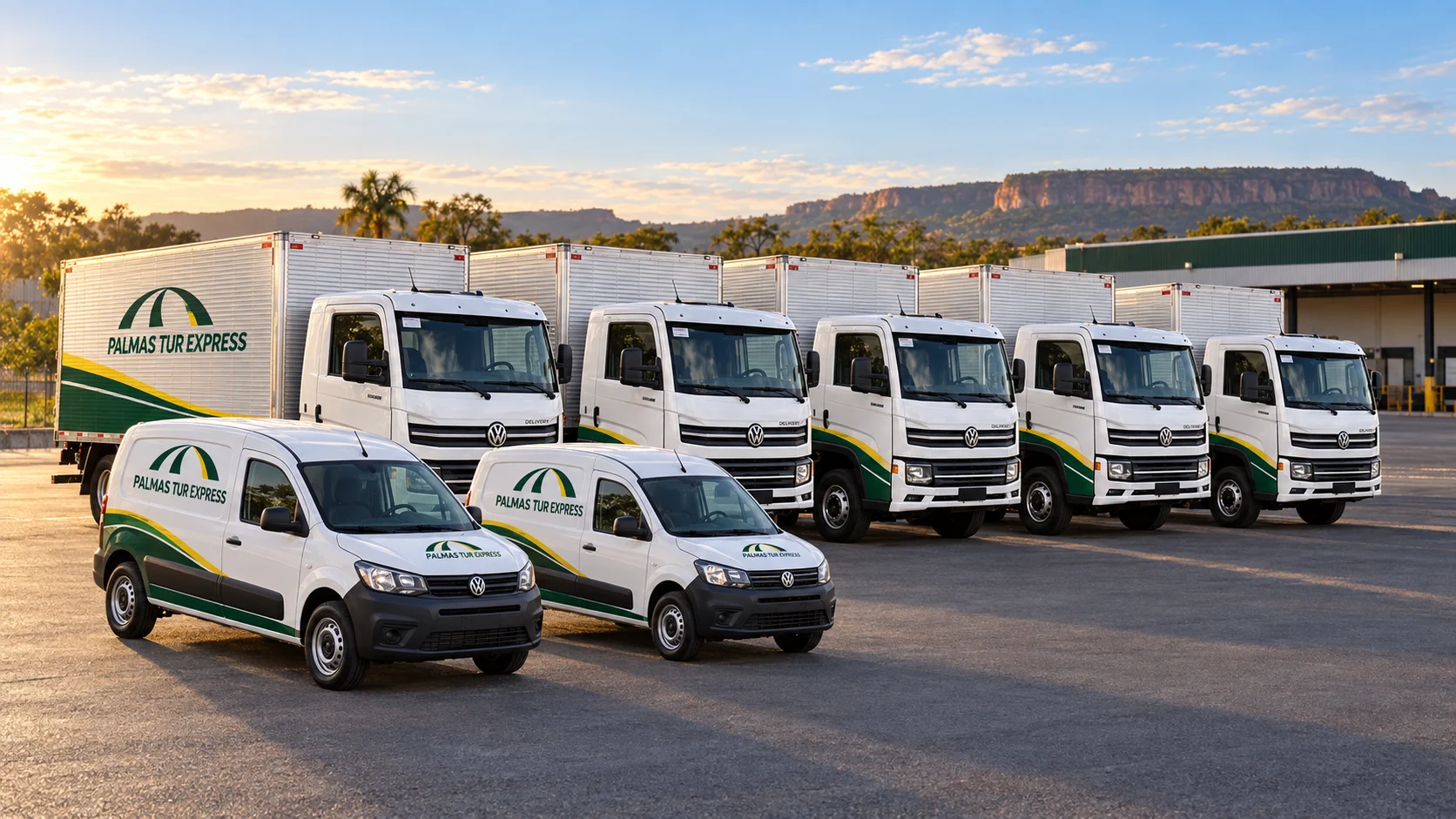 Frota Palmas Tur Express: caminhões e veículos compactos de carga